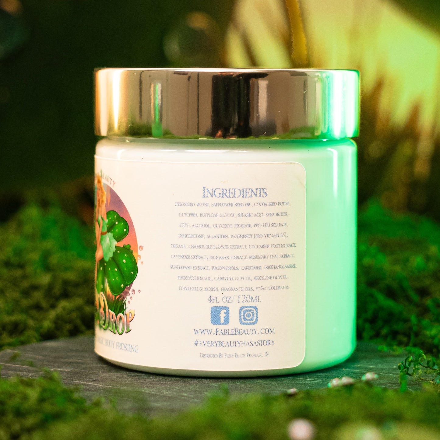 Dewdrop - Body Frosting - Sweet Honeydew, Dewy Cloverleaf, Fresh Cucumber