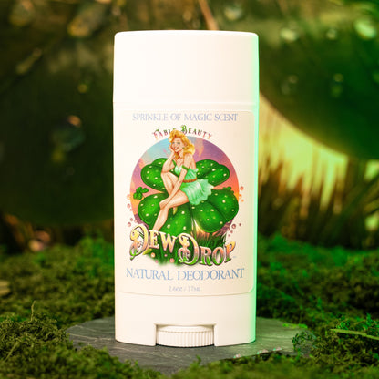 Dewdrop - Natural Deodorant - Sweet Honeydew, Dewy Cloverleaf, Fresh Cucumber