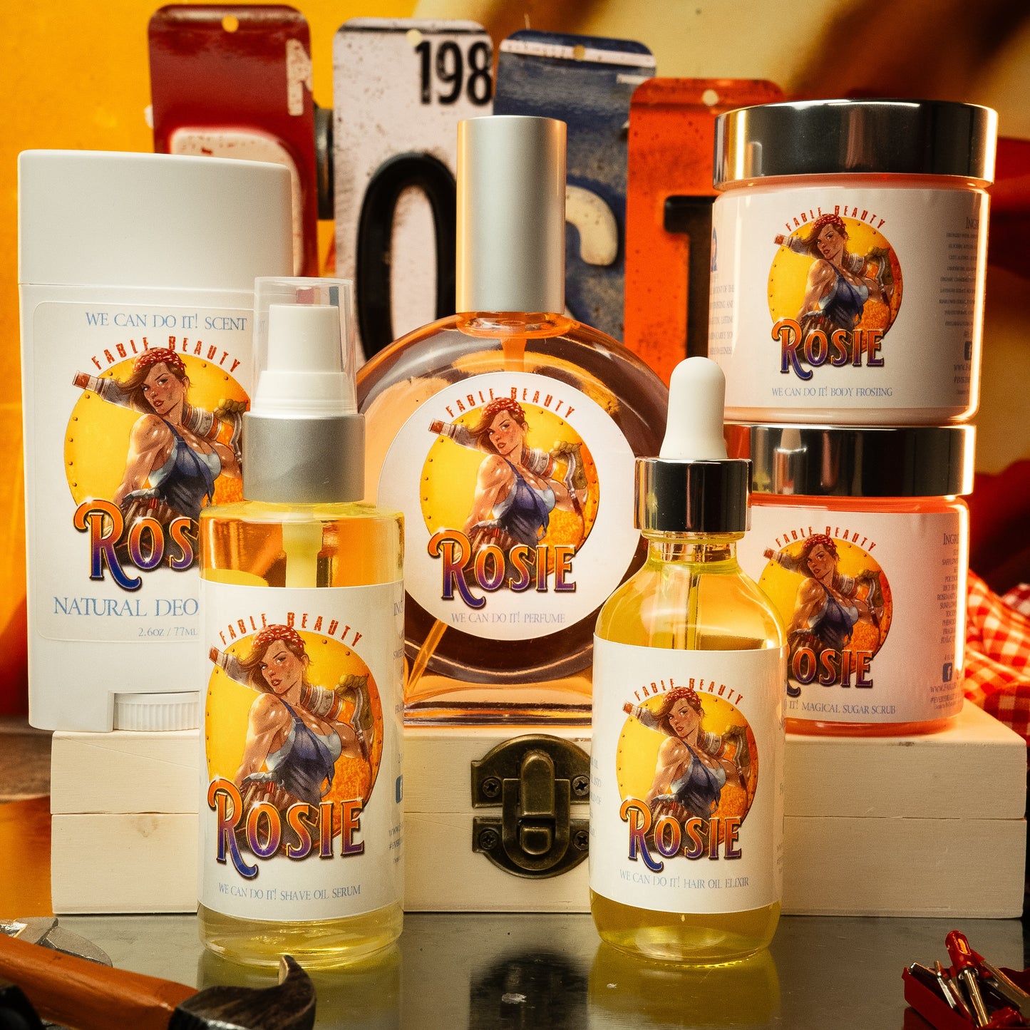 Rosie - Beauty Box -  Bold Pomegranate, Fragrant Blackberries, Creamy Sandalwood