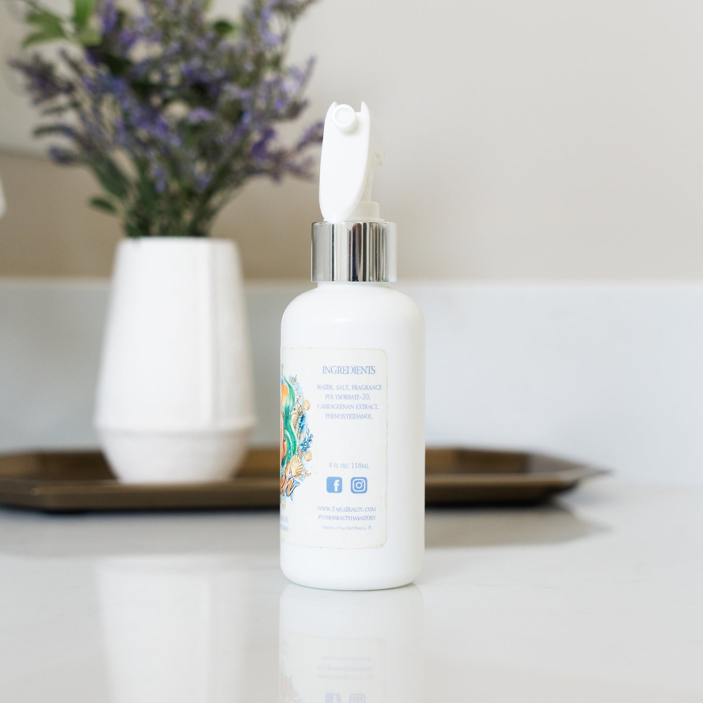 The Siren - Sea Salt Hair Tonic - Pistachio Creme & Salted Vanilla Woods