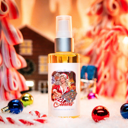 Mrs Claus - Shave Oil Serum - Vanilla Sugar, Citrus Mist, Peppermint Bark