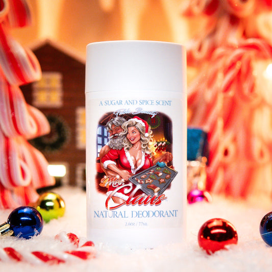Mrs Claus - Natural Deodorant - Vanilla Sugar, Citrus Mist, Peppermint Bark