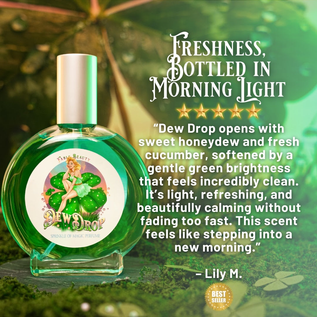 Dewdrop - Perfume - Sweet Honeydew, Dewy Cloverleaf, Fresh Cucumber
