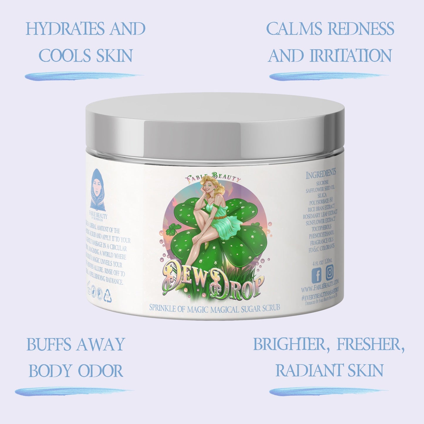 Dewdrop - Polish & Pamper Duo - Sweet Honeydew, Dewy Cloverleaf, Fresh Cucumber