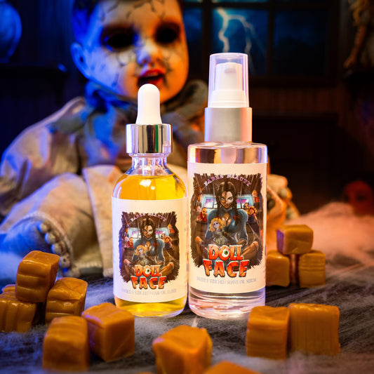 Doll Face - Razor and Radiance Duo - Butterscotch Candies, Decadent Caramel, Flaky Sea-Salt