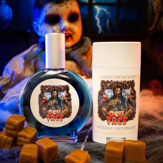 Doll Face - Fragrance & Function Duo - Butterscotch Candies, Decadent Caramel, Flaky Sea-Salt