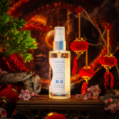 The Dragon - Shave Oil Serum - Cherry Blossoms, Creamy Cocoa Butter, Cashmere Woods
