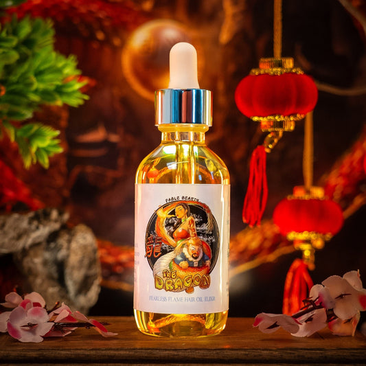 The Dragon - Hair Oil Elixir - Cherry Blossoms, Creamy Cocoa Butter, Soft Cashmere Woods