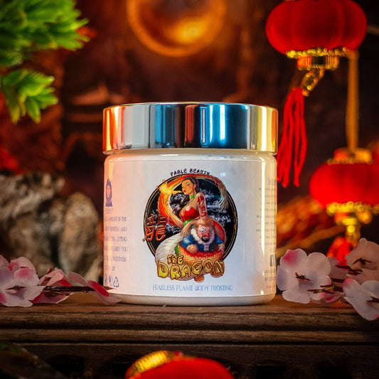 The Dragon - Body Frosting - Cherry Blossoms, Creamy Cocoa Butter, Soft Cashmere Woods