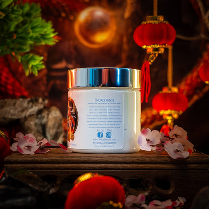 The Dragon - Body Frosting - Cherry Blossoms, Creamy Cocoa Butter, Soft Cashmere Woods