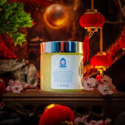 The Dragon - Magical Sugar Scrub - Cherry Blossoms, Creamy Cocoa Butter, Cashmere Woods