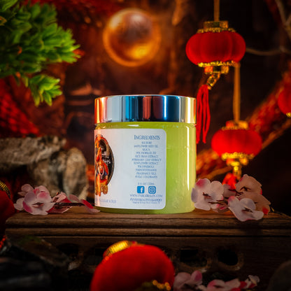 The Dragon - Magical Sugar Scrub - Cherry Blossoms, Creamy Cocoa Butter, Cashmere Woods