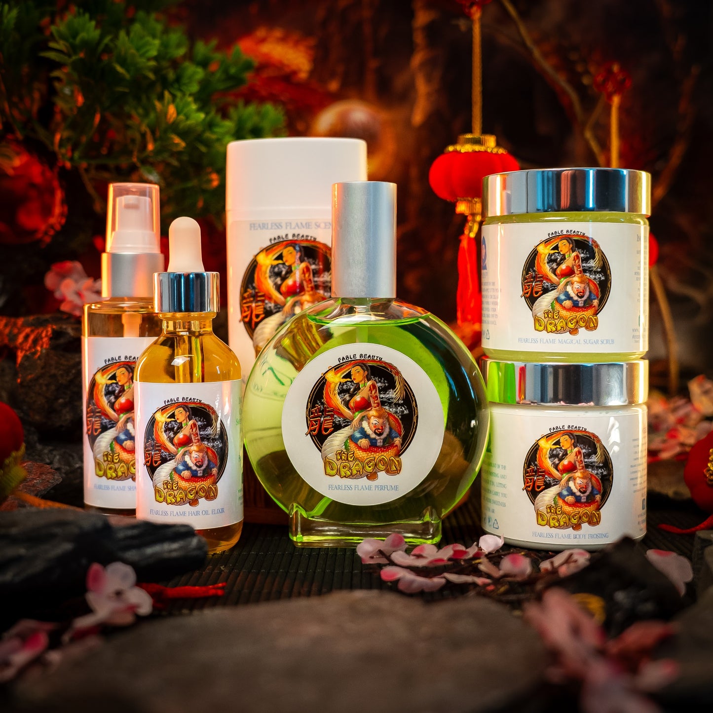 The Dragon - Beauty Box - Cherry Blossoms, Creamy Cocoa Butter, Cashmere Woods