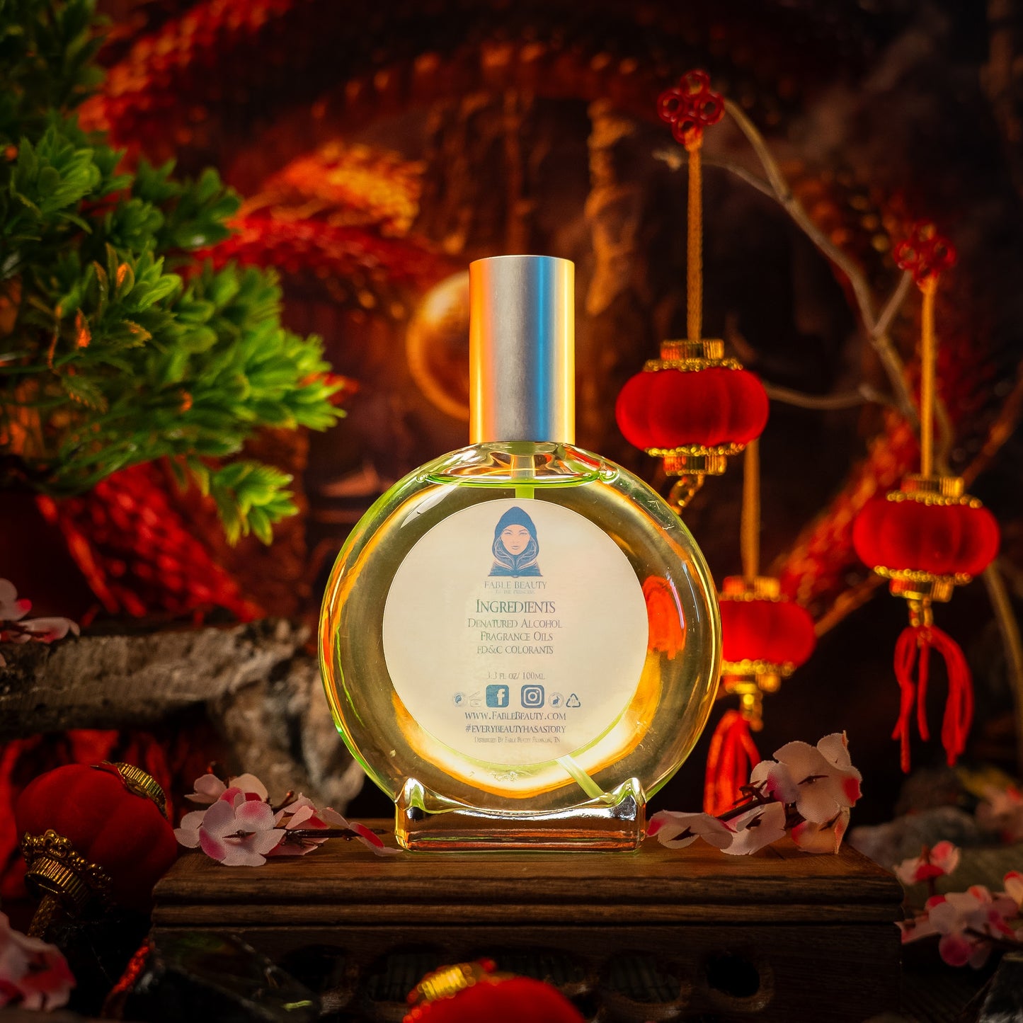 The Dragon - Perfume - Cherry Blossoms, Creamy Cocoa Butter, Cashmere Woods