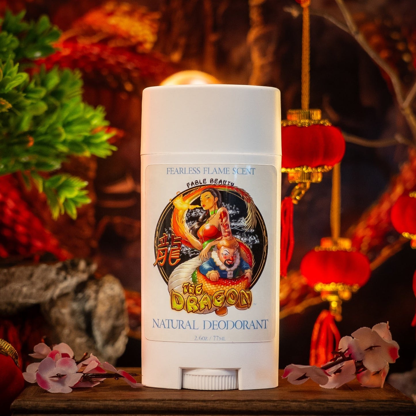 The Dragon - Natural Deodorant - Cherry Blossoms, Creamy Cocoa Butter, Cashmere Woods
