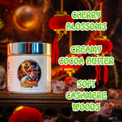The Dragon - Polish & Pamper Duo - Cherry Blossoms, Creamy Cocoa Butter, Cashmere Woods
