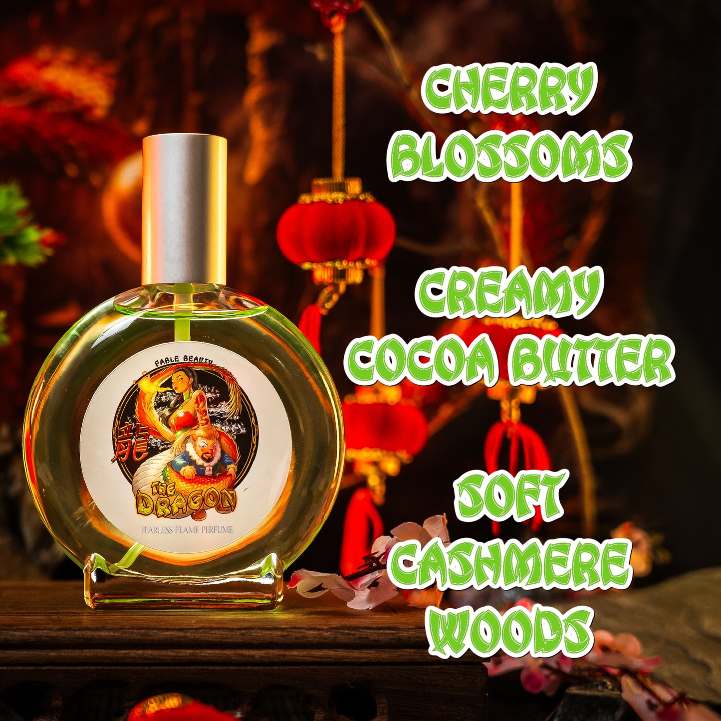 The Dragon - Beauty Box - Cherry Blossoms, Creamy Cocoa Butter, Cashmere Woods