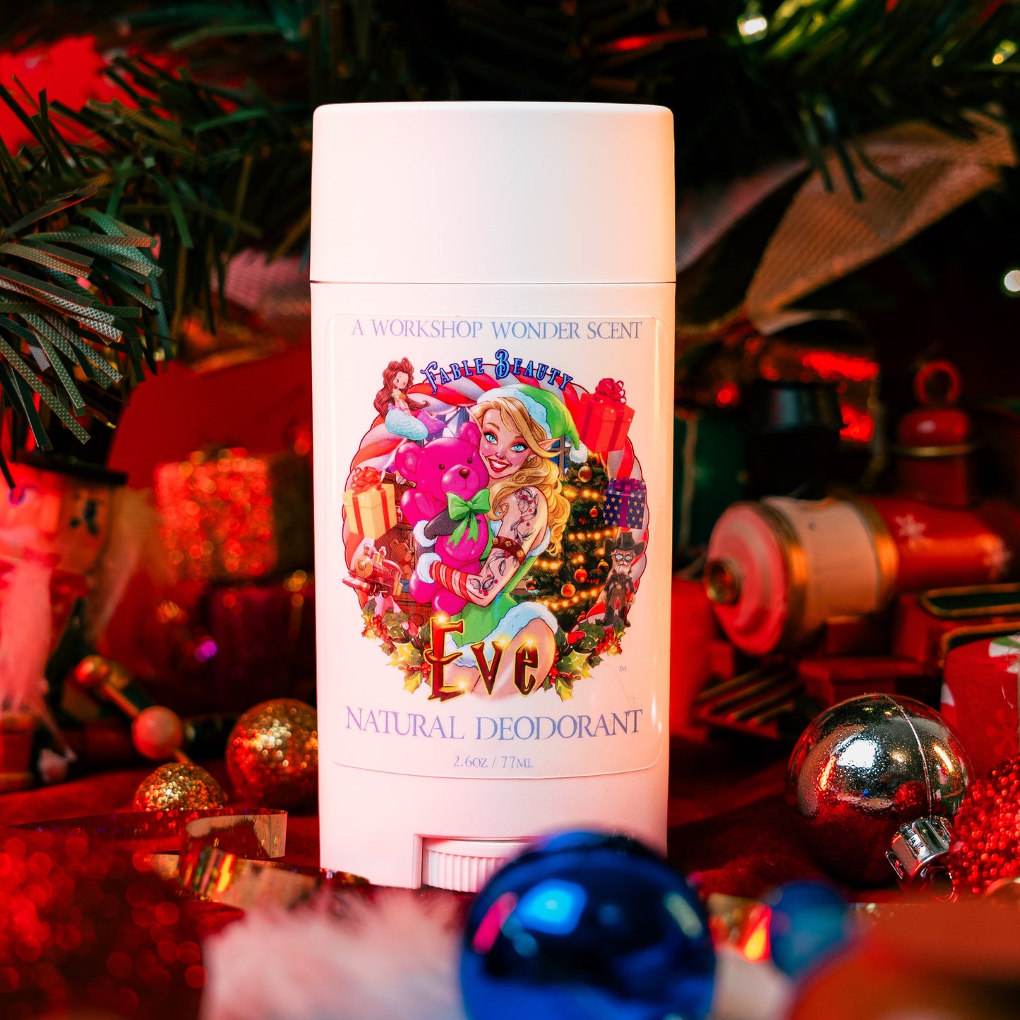 Eve - Natural Deodorant - Sugared Strawberries, Warm Apple Cider, Cozy Vanilla Bean