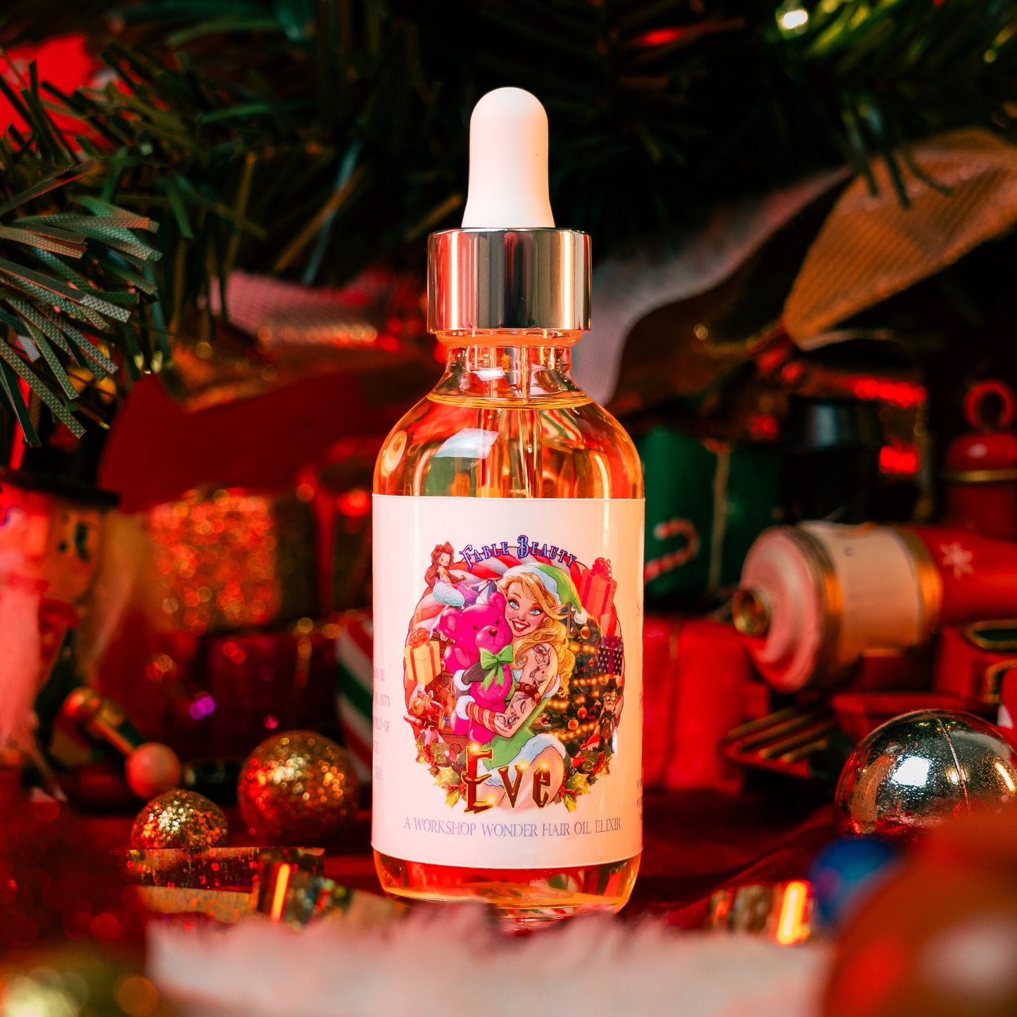 Eve - Hair Oil Elixir - Sugared Strawberries, Warm Apple Cider, Cozy Vanilla Bean