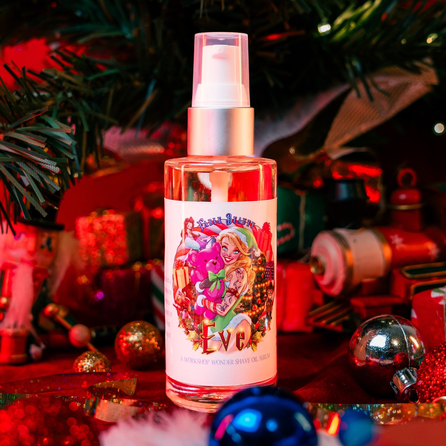 Eve - Shave Oil Serum - Sugared Strawberries, Warm Apple Cider, Cozy Vanilla Bean