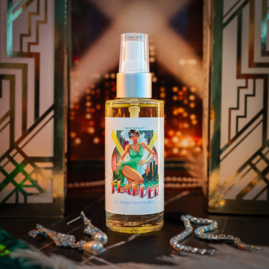 Flapper - Shave Oil Serum - Golden Mimosa Fizz, Rouge Raspberries, Satin Vanilla Cream