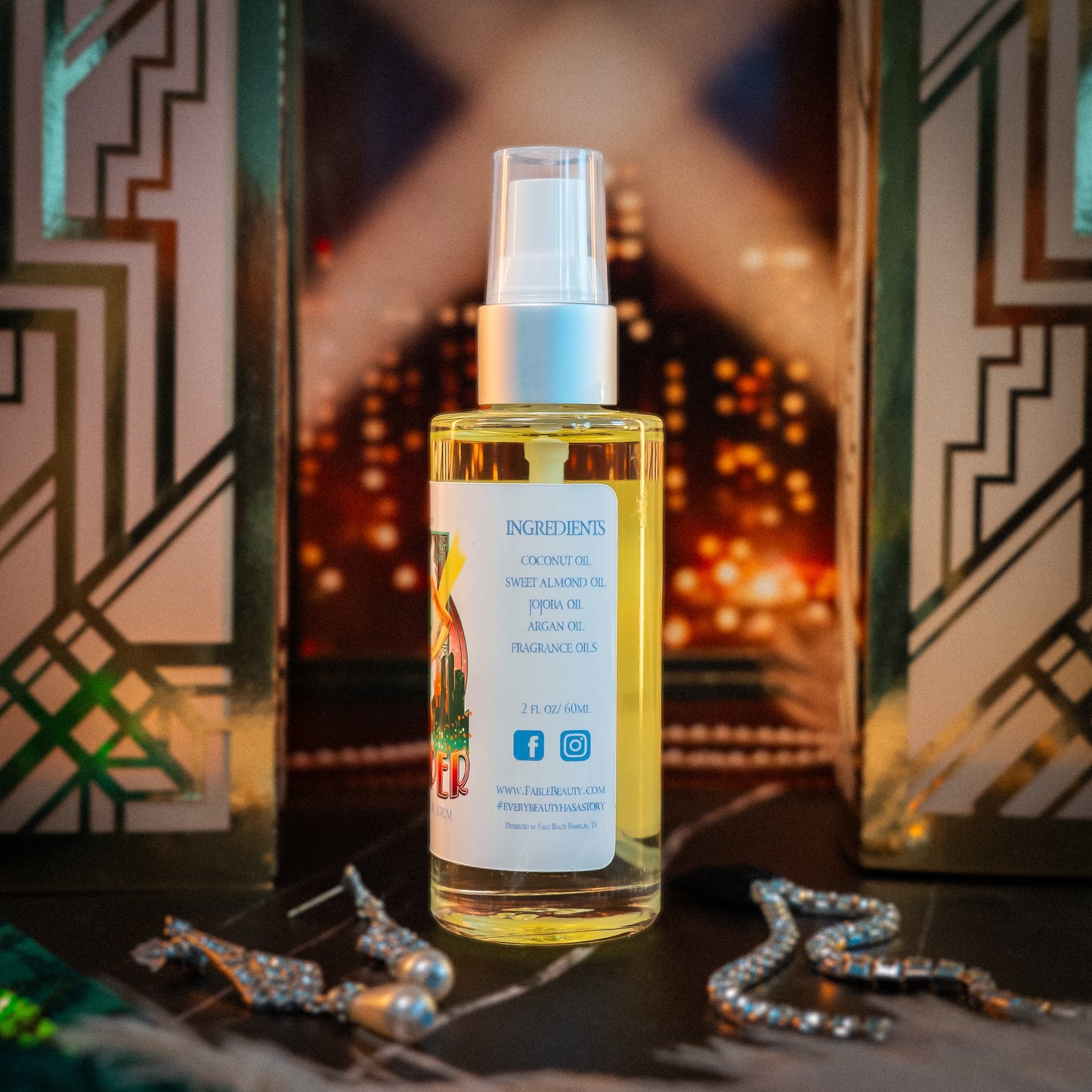 Flapper - Shave Oil Serum - Golden Mimosa Fizz, Rouge Raspberries, Satin Vanilla Cream