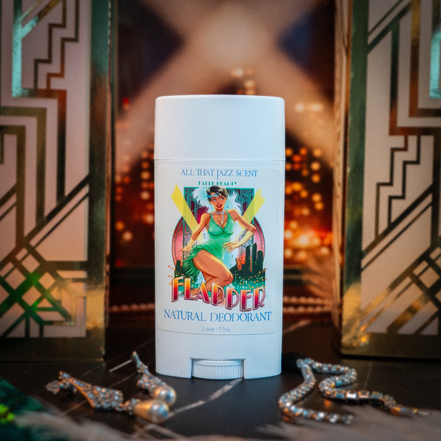 Flapper - Natural Deodorant - Golden Mimosa Fizz, Rouge Raspberries, Satin Vanilla Cream