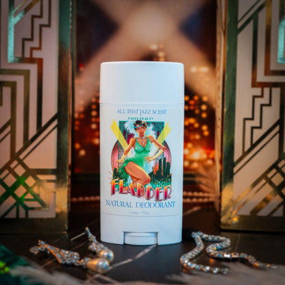 Flapper - Natural Deodorant - Golden Mimosa Fizz, Rouge Raspberries, Satin Vanilla Cream