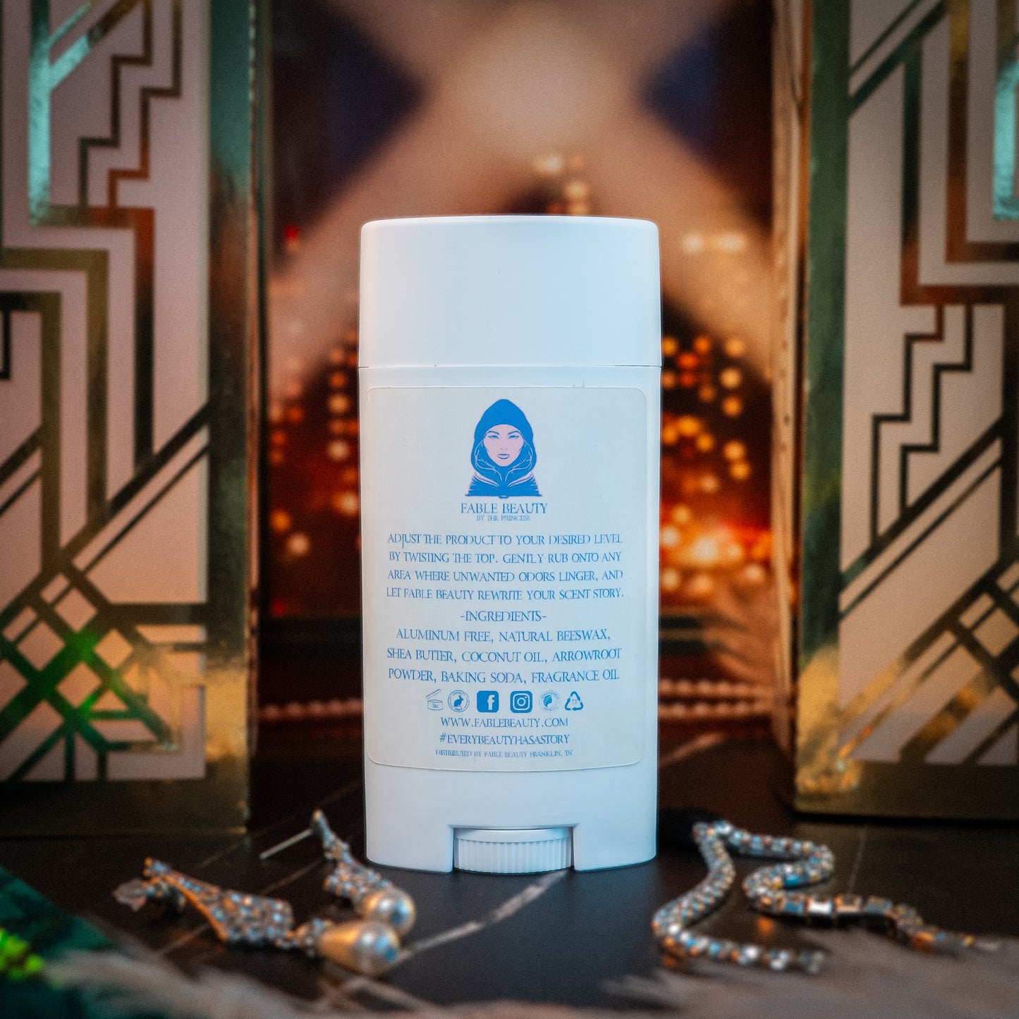 Flapper - Natural Deodorant - Golden Mimosa Fizz, Rouge Raspberries, Satin Vanilla Cream