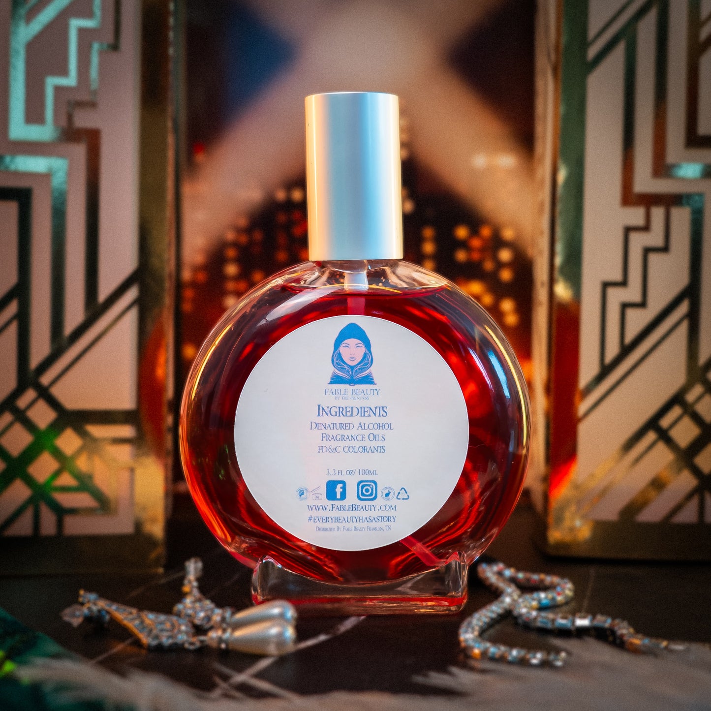 Flapper - Perfume - Golden Mimosa Fizz, Rouge Raspberries, Satin Vanilla Cream