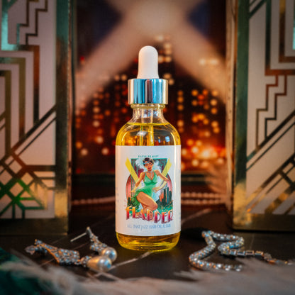 Flapper - Hair Oil Elixir - Golden Mimosa Fizz, Rouge Raspberries, Satin Vanilla Cream