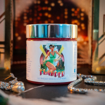 Flapper - Magical Sugar Scrub - Golden Mimosa Fizz, Rouge Raspberries, Satin Vanilla Cream