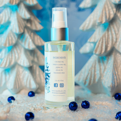 Frostling - Shave Oil Serum - Shimmering Snowfall, Icy Vanilla, Sweet Candy Cane