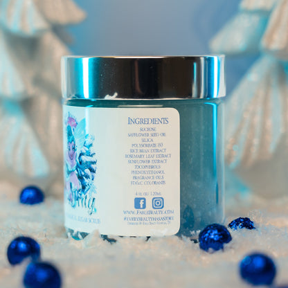 Frostling - Magical Sugar Scrub - Shimmering Snowfall, Icy Vanilla, Sweet Candy Cane