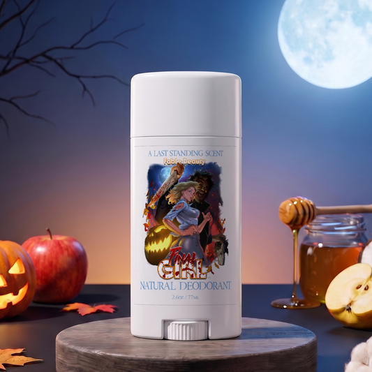 Final Girl Natural Deodorant stick in Sweet Apples, Honey Butter and Coconut Milk scent, Fable Beauty