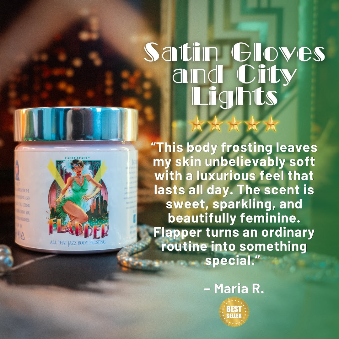 Flapper - Body Frosting - Golden Mimosa Fizz, Rouge Raspberries, Satin Vanilla Cream