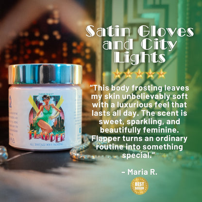 Flapper - Body Frosting - Golden Mimosa Fizz, Rouge Raspberries, Satin Vanilla Cream