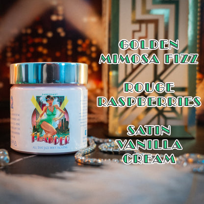 Flapper - Polish & Pamper Duo - Golden Mimosa Fizz, Rouge Raspberries, Satin Vanilla Cream