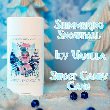 Frostling - Natural Deodorant - Shimmering Snowfall, Icy Vanilla, Sweet Candy Cane