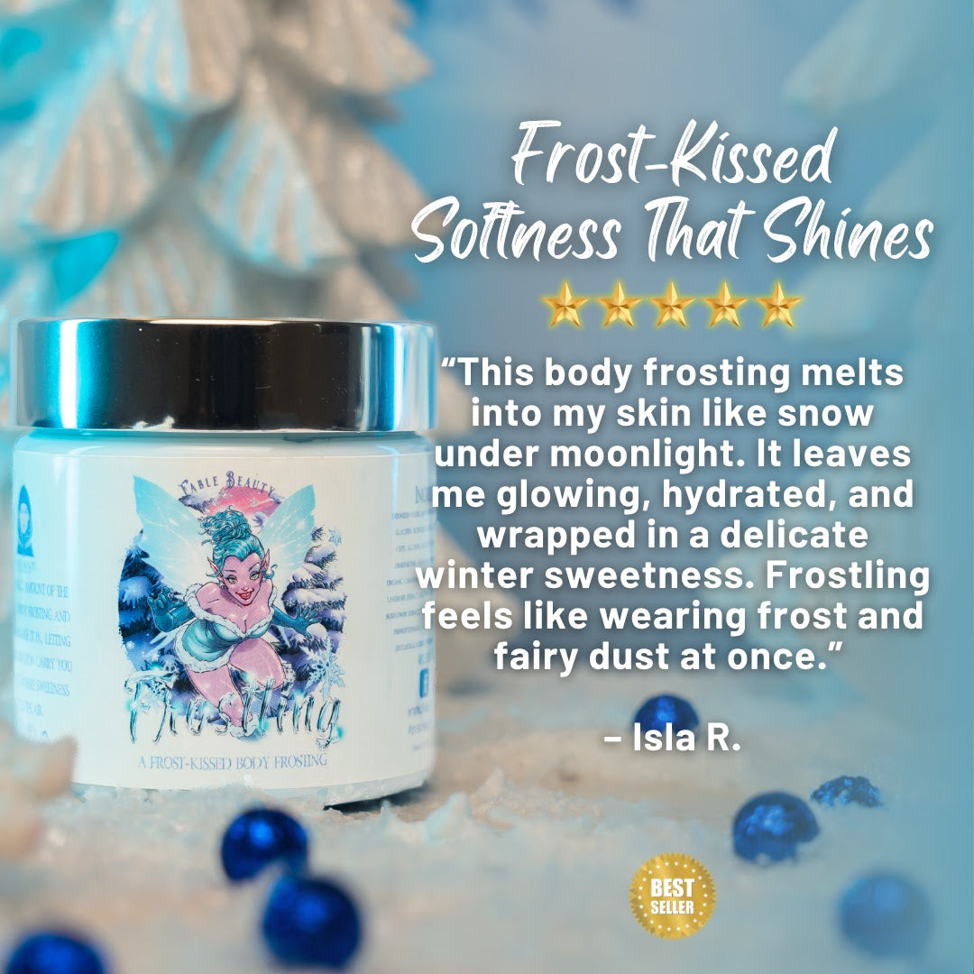 Frostling - Body Frosting - Shimmering Snowfall, Icy Vanilla, Sweet Candy Cane