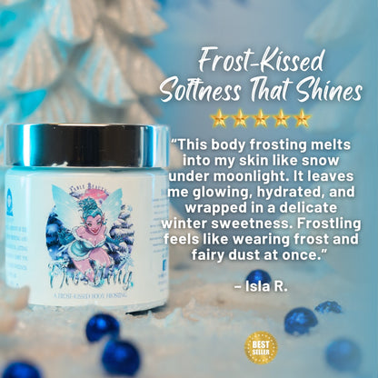 Frostling - Body Frosting - Shimmering Snowfall, Icy Vanilla, Sweet Candy Cane