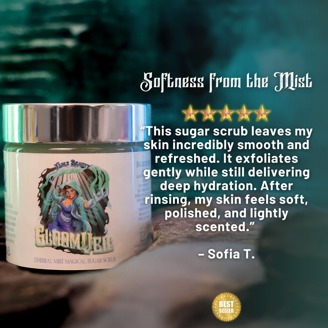 Gloomveil - Magical Sugar Scrub - Vanilla Cashmere, Marshmallow Cloud, Sandalwood Wisp