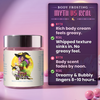 Good Witch - Body Frosting - Pink Bubblegum, Spun Sugar, Vanilla Orchid