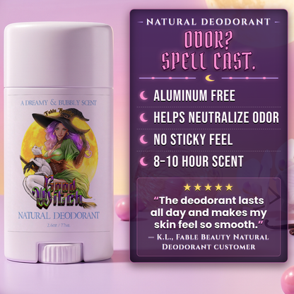 Good Witch - Natural Deodorant - Pink Bubblegum, Spun Sugar, Vanilla Orchid