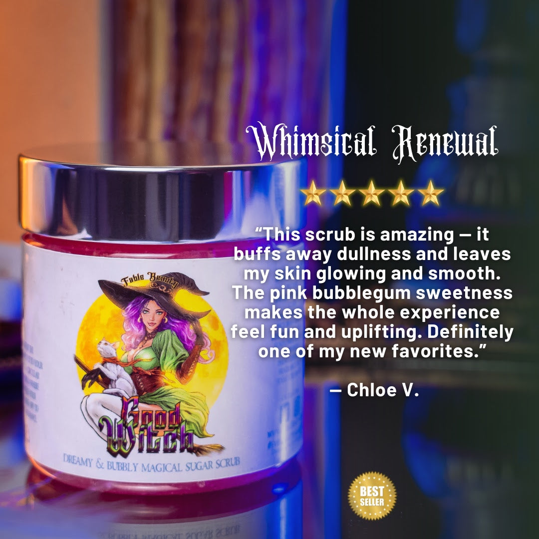 Good Witch - Magical Sugar Scrub - Pink Bubblegum, Spun Sugar, Vanilla Orchid