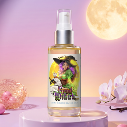Good Witch - Shave Oil Serum - Pink Bubblegum, Spun Sugar, Vanilla Orchid