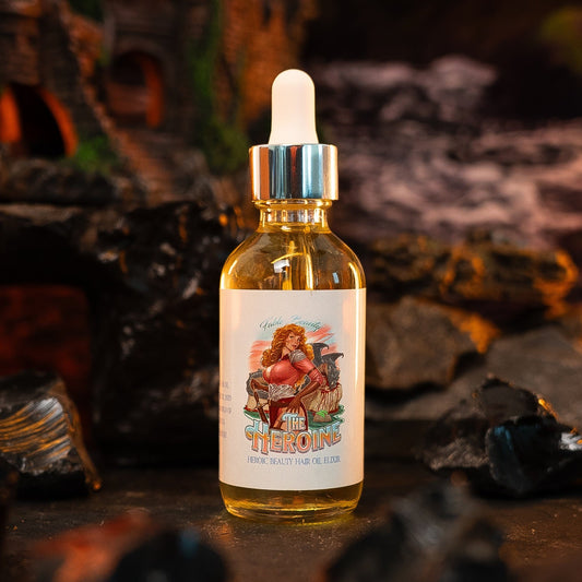 The Heroine - Hair Oil Elixir - Golden Vanilla Peach, Smoky Leather, Cashmere Musk