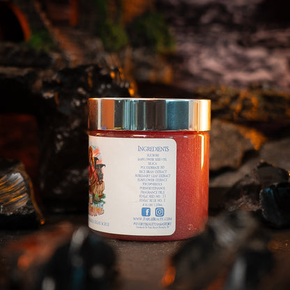 The Heroine - Magical Sugar Scrub - Golden Vanilla Peach, Smoky Leather, Cashmere Musk