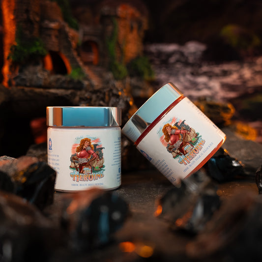 The Heroine - Polish & Pamper Duo - Golden Vanilla Peach, Smoky Leather, Cashmere Musk