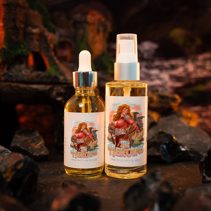 The Heroine - Razor and Radiance Duo - Golden Vanilla Peach, Smoky Leather, Cashmere Musk